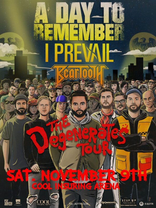 A Day to Remember / I Prevail / Beartooth @ Cool Insuring Arena (November 9, 2019)