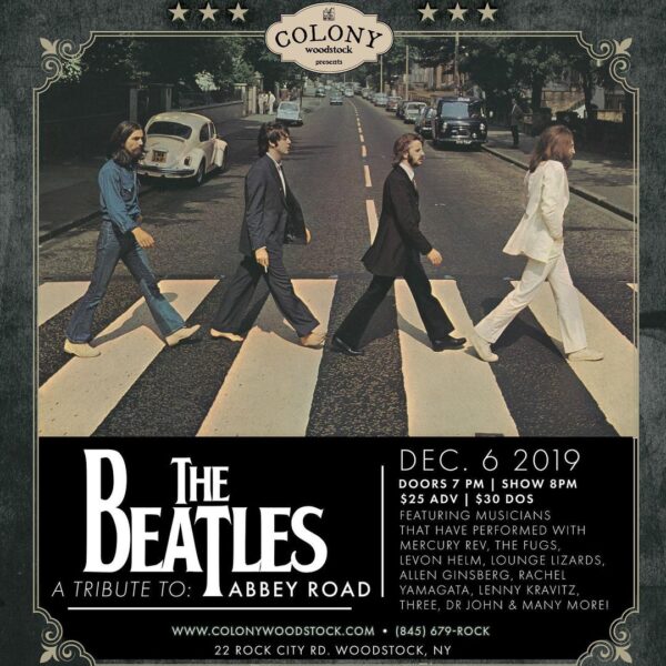 “A Tribute to the Beatles Abbey Road” / Blueberry @ The Colony (December 6, 2019)