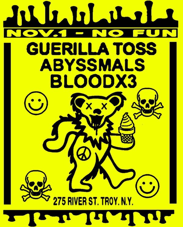 Guerilla Toss / The Abyssmals / Bloodx3 @ No Fun (November 1, 2024)