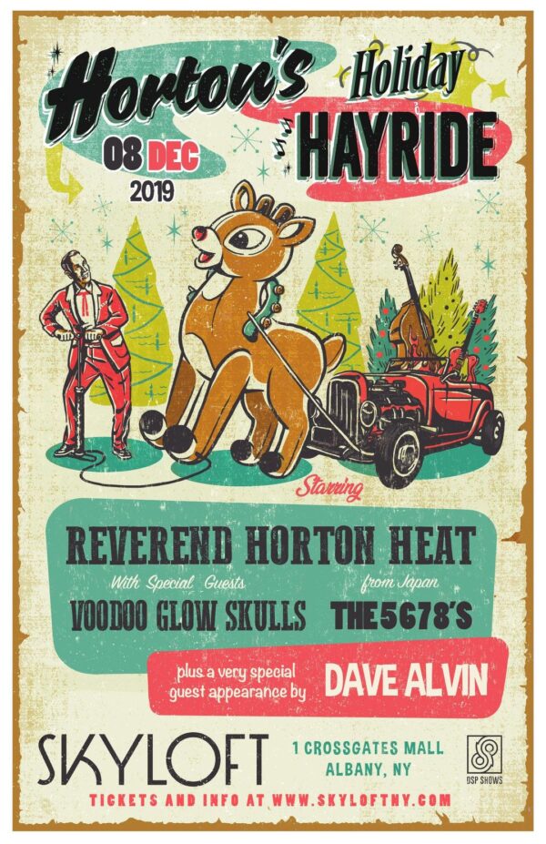 The Reverend Horton Heat with Dave Alvin / Voodoo Glow Skulls / The 5.6.7.8’s @ Skyloft (December 8, 2019)