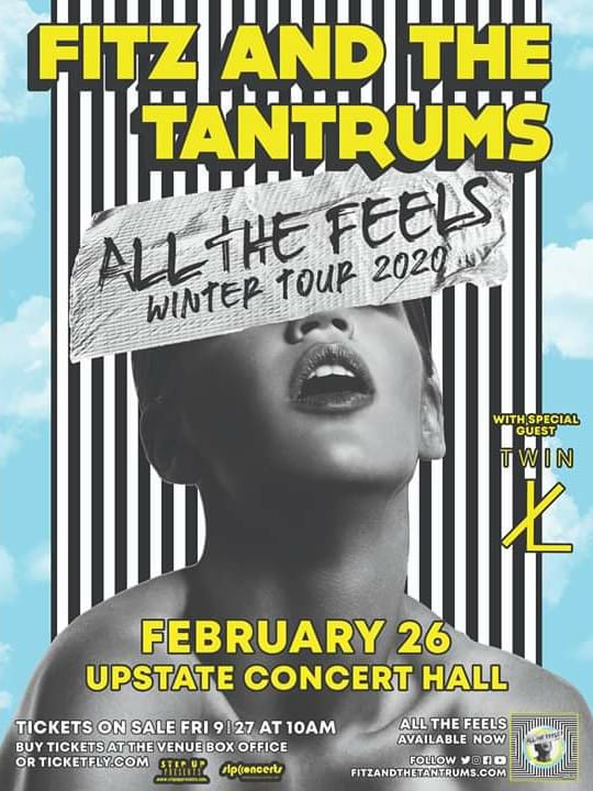 Fitz and the Tantrums / Twin XL @ Upstate Concert Hall (February 26, 2020)