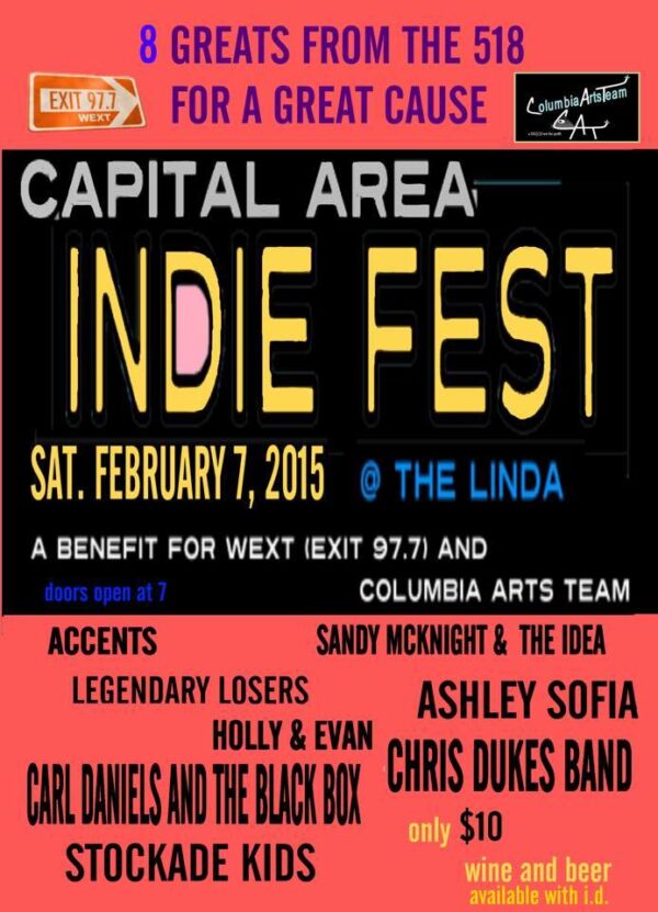 “Capital Area Indie Fest” @ The Linda (February 7, 2015)