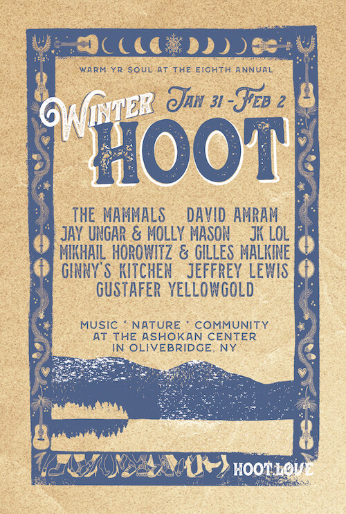 “Winter Hoot 2020” @ Ashokan Center (January 31 – February 2, 2020)