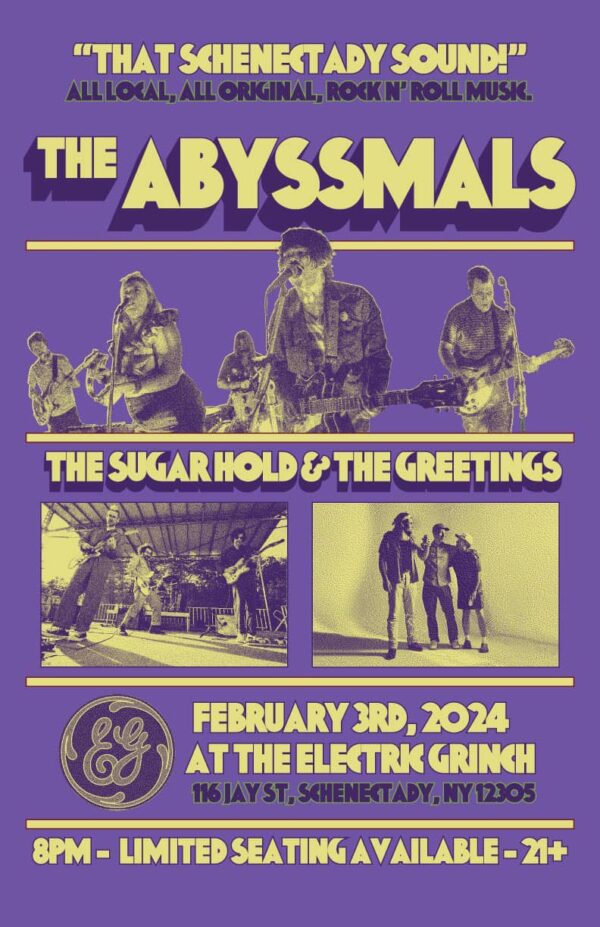 The Abyssmals / The Sugar Hold / The Greetings @ The Electric Grinch (February 3, 2024)