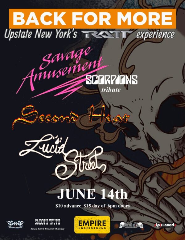 Back for More / Savage Amusement / Second Heat / Lucid Street @ Empire Underground (June 14, 2024)