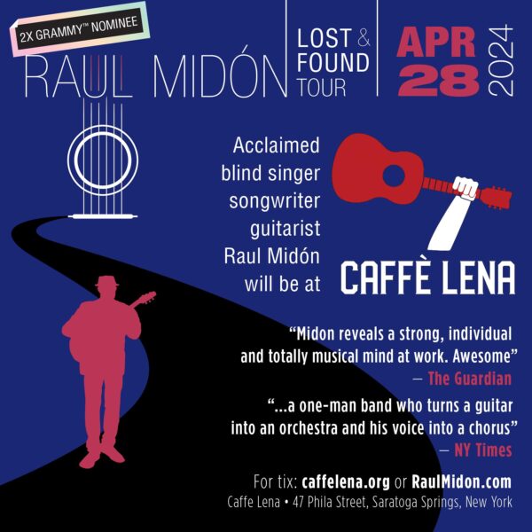 Raul Midon @ Caffe Lena (April 28, 2024)