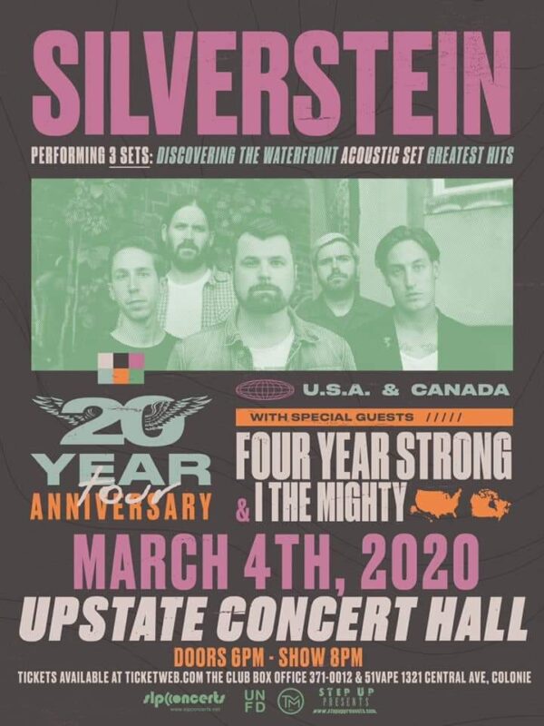 Silverstein / Four Year Strong / I the Mighty @ Upstate Concert Hall (March 4, 2020)