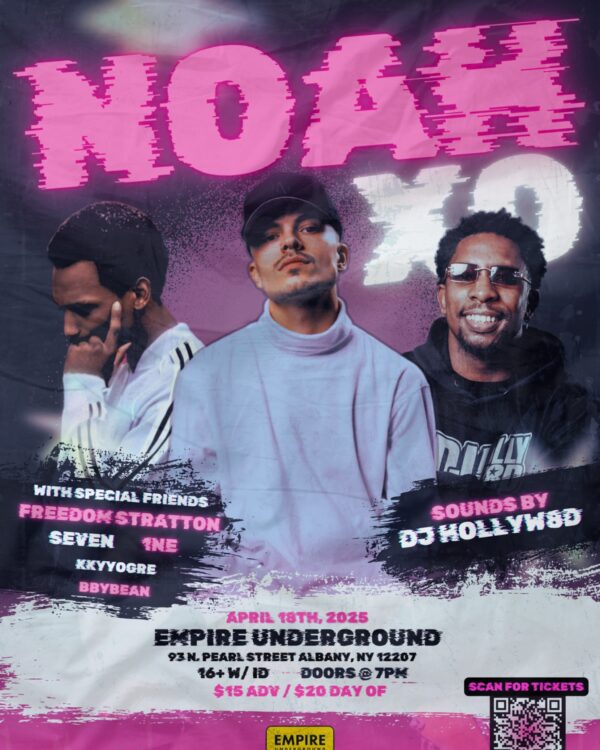 Noah XO / Freedom Stratton / Seven / 1ne / Kkyyogre / Bbybean / DJ Hollyw8d @ Empire Underground (April 18, 2025)