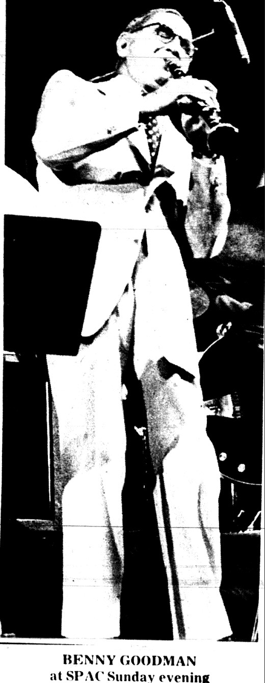 Benny Goodman @ Saratoga Performing Arts Center (June 22, 1975)