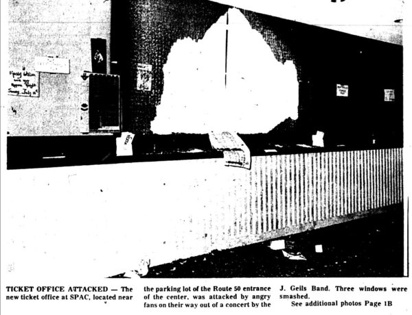 J. Geils Band / Eros @ Saratoga Performing Arts Center (July 13, 1975)