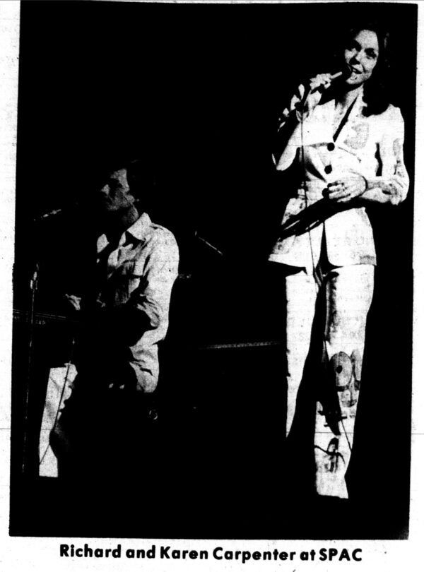 The Carpenters / Neil Sedaka / Skiles and Henderson @ Saratoga Performing Arts Center (July 27, 1975)