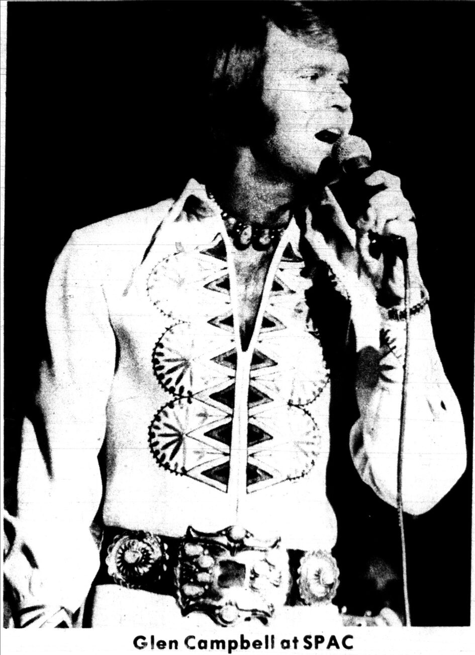 Glenn Campbell / Jud Strunk @ Saratoga Performing Arts Center (August 4, 1975)