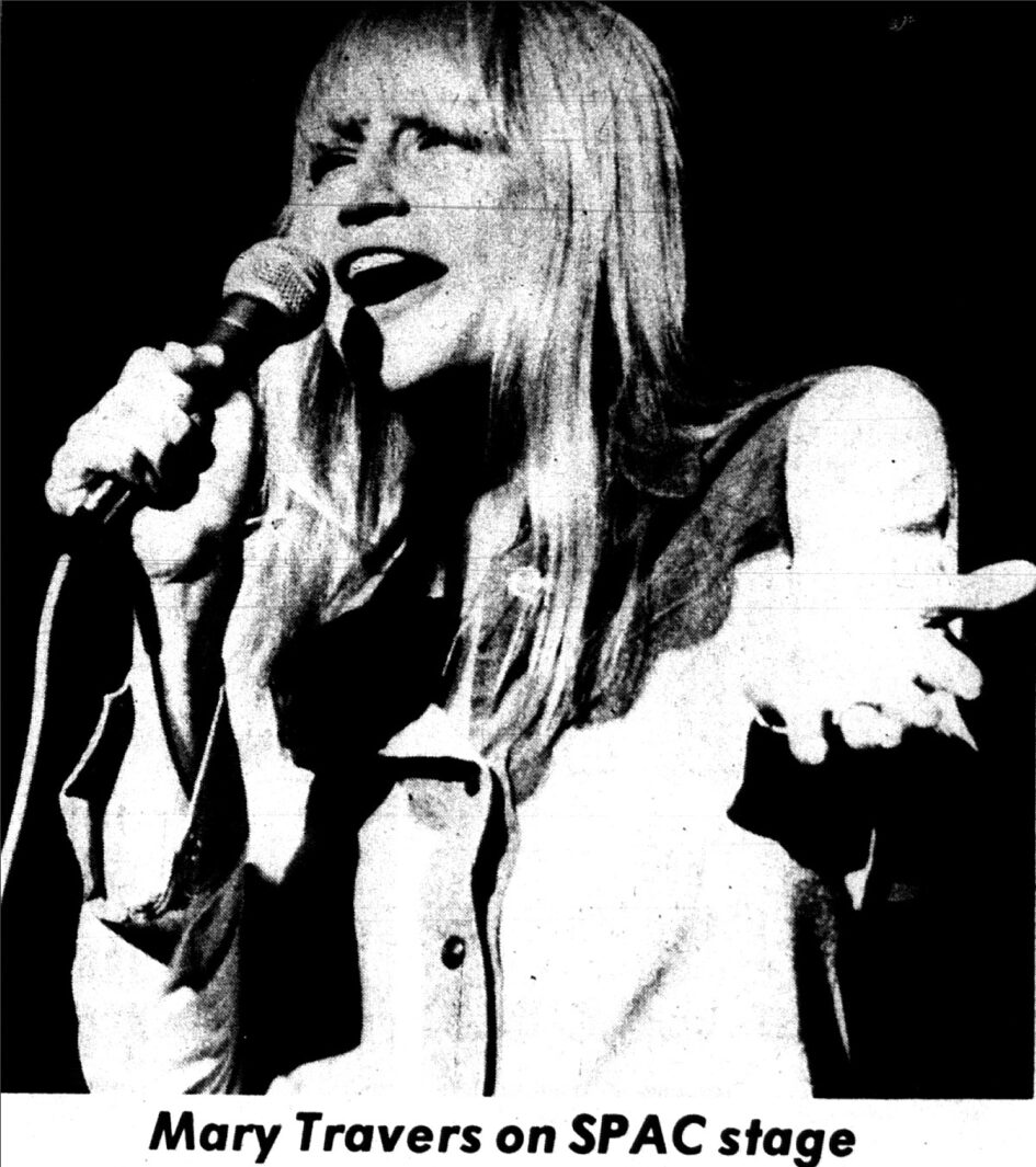 Mary Travers / Glenn Yarbrough and the Limeliters @ Saratoga Performing Arts Center (August 11, 1975)