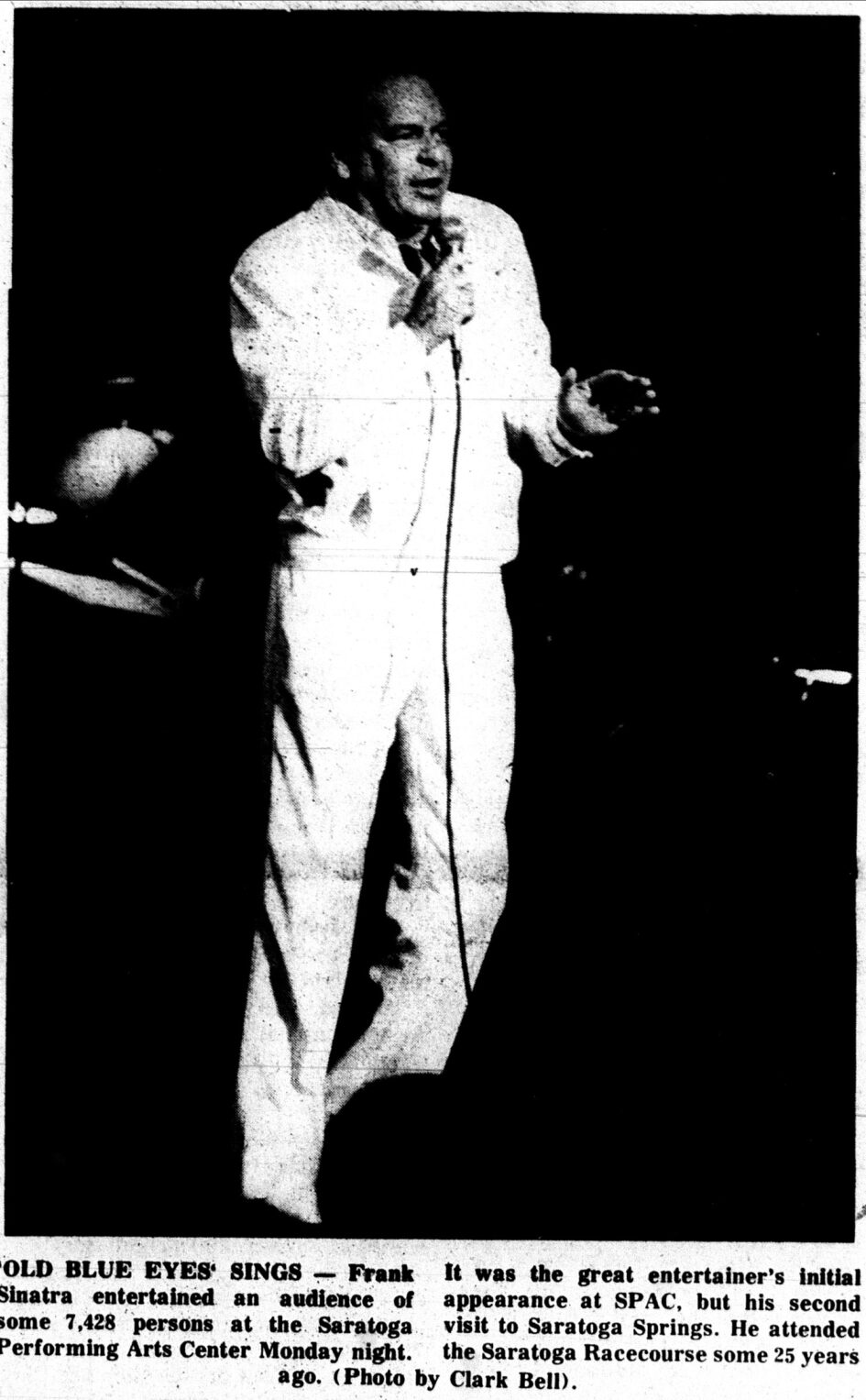 Frank Sinatra @ Saratoga Performing Arts Center (August 25, 1975)