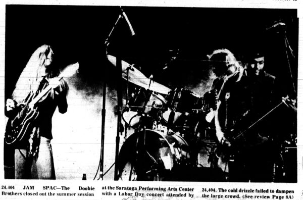 The Doobie Brothers with the Memphis Horns / The Outlaws @ Saratoga Performing Arts Center (September 1, 1975)