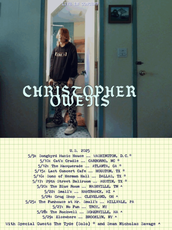 Christopher Owens / Blue Ranger / Bruiser and Bicycle @ No Fun (May 27, 2025)