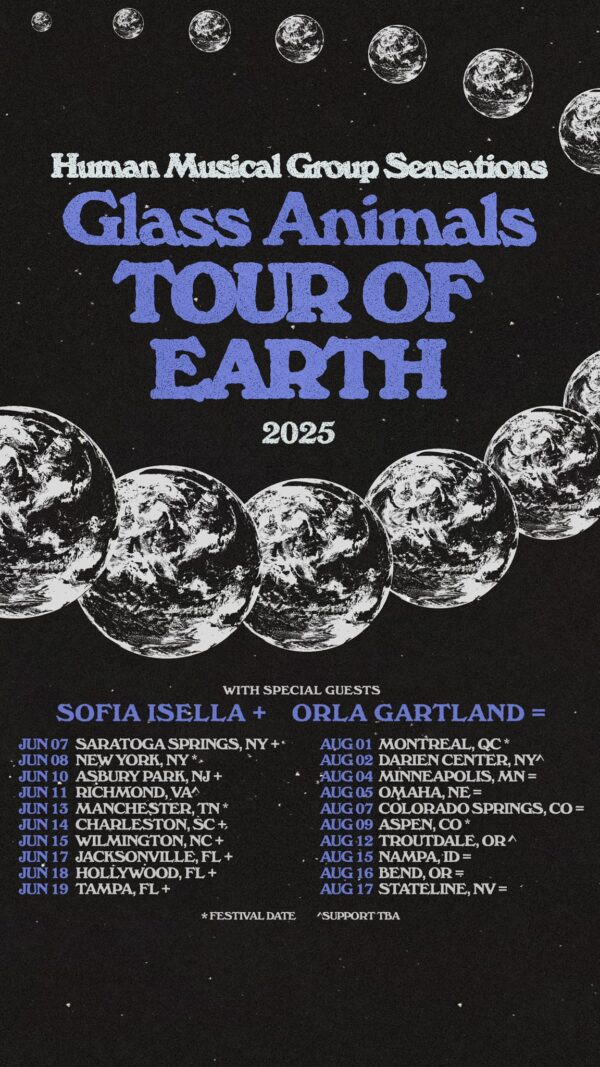 Glass Animals / Sofia Isella @ Saratoga Performing Arts Center (June 7, 2025)