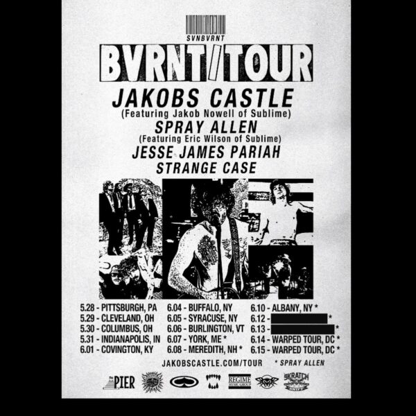 Jakobs Castle / Spray Allen / Jesse James Pariah / Strange Case / Fayuca @ Empire Live (June 10, 2025)