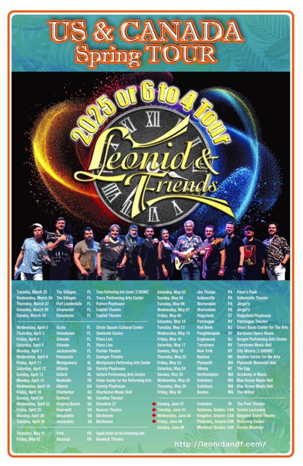 Leonid and Friends @ The Egg (Hart Theatre) (May 24, 2025)