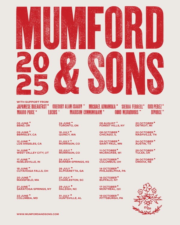 Mumford & Sons @ Saratoga Performing Arts Center (June 21, 2025)
