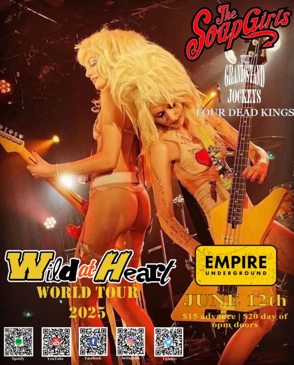 The SoapGirls / The Grandstand Jockeys / Four Dead Kings @ Empire Underground (June 12, 2025)