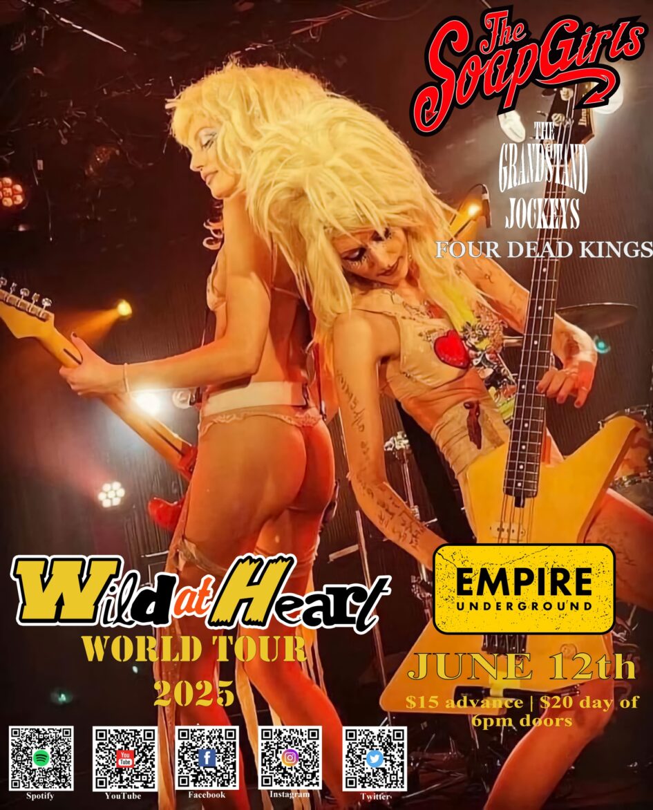 The SoapGirls / The Grandstand Jockeys / Four Dead Kings @ Empire Underground (June 12, 2025)