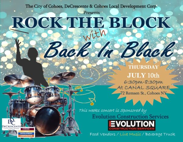 Back in Black @ Cohoes Rock the Block (July 10, 2025)