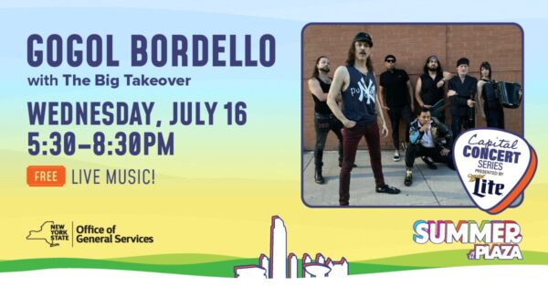 Gogol Bordello / The Big Takeover @ Empire State Plaza (July 16, 2025)