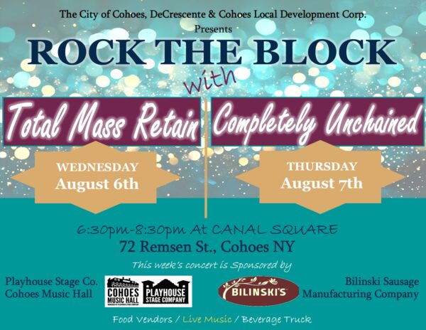 Completely Unchained @ Cohoes’ Rock the Block (August 7, 2025)