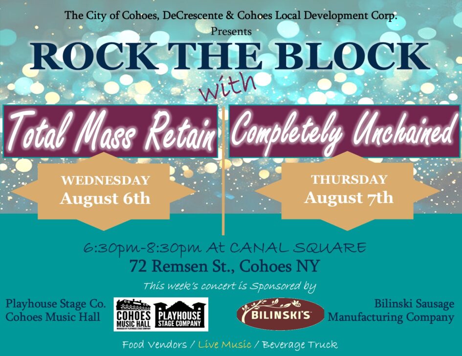 Completely Unchained @ Cohoes’ Rock the Block (August 7, 2025)