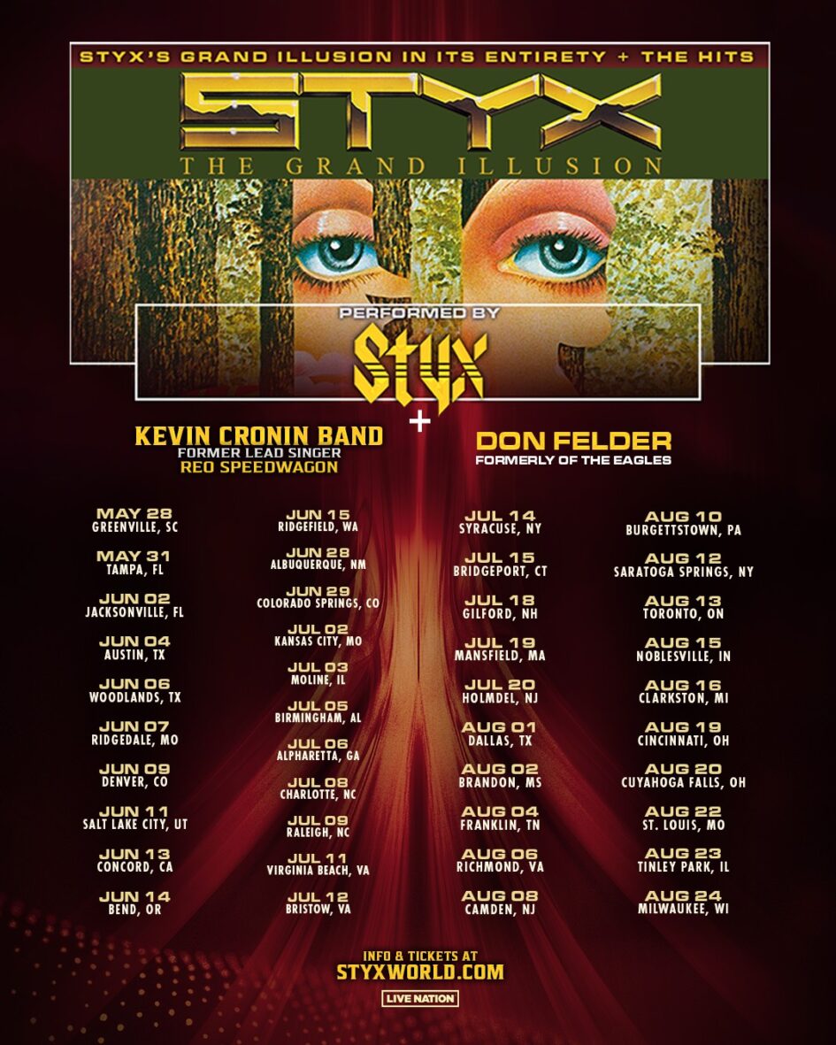 Styx / Kevin Cronin Band / Don Felder @ Saratoga Performing Arts Center (August 12, 2025)