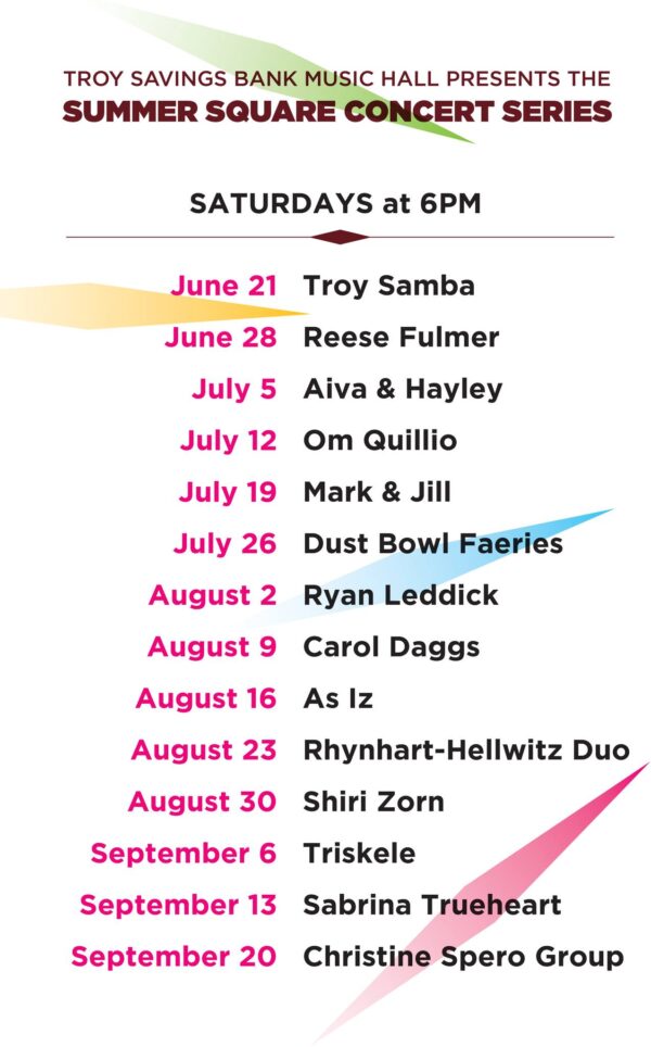 Mark and Jill @ Troy Savings Bank Music Hall Courtyard (July 19, 2025)