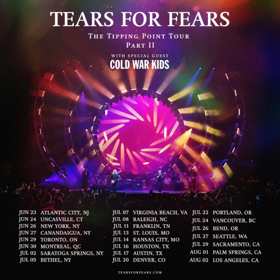 Tears for Fears / Cold War Kids @ Saratoga Performing Arts Center (July 2, 2023)