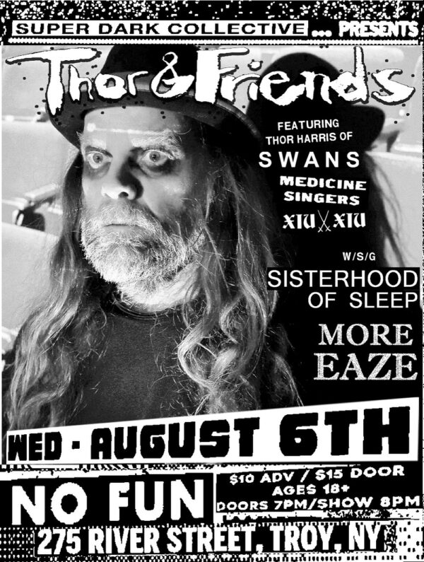 Thor Harris and Friends / More Eaze / Sisterhood of Sleep @ No Fun (August 6, 2025)