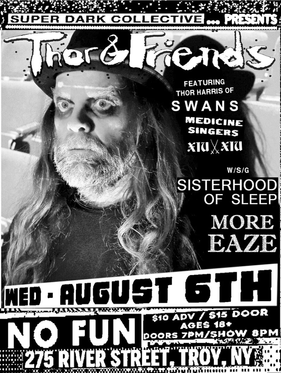 Thor Harris and Friends / More Eaze / Sisterhood of Sleep @ No Fun (August 6, 2025)