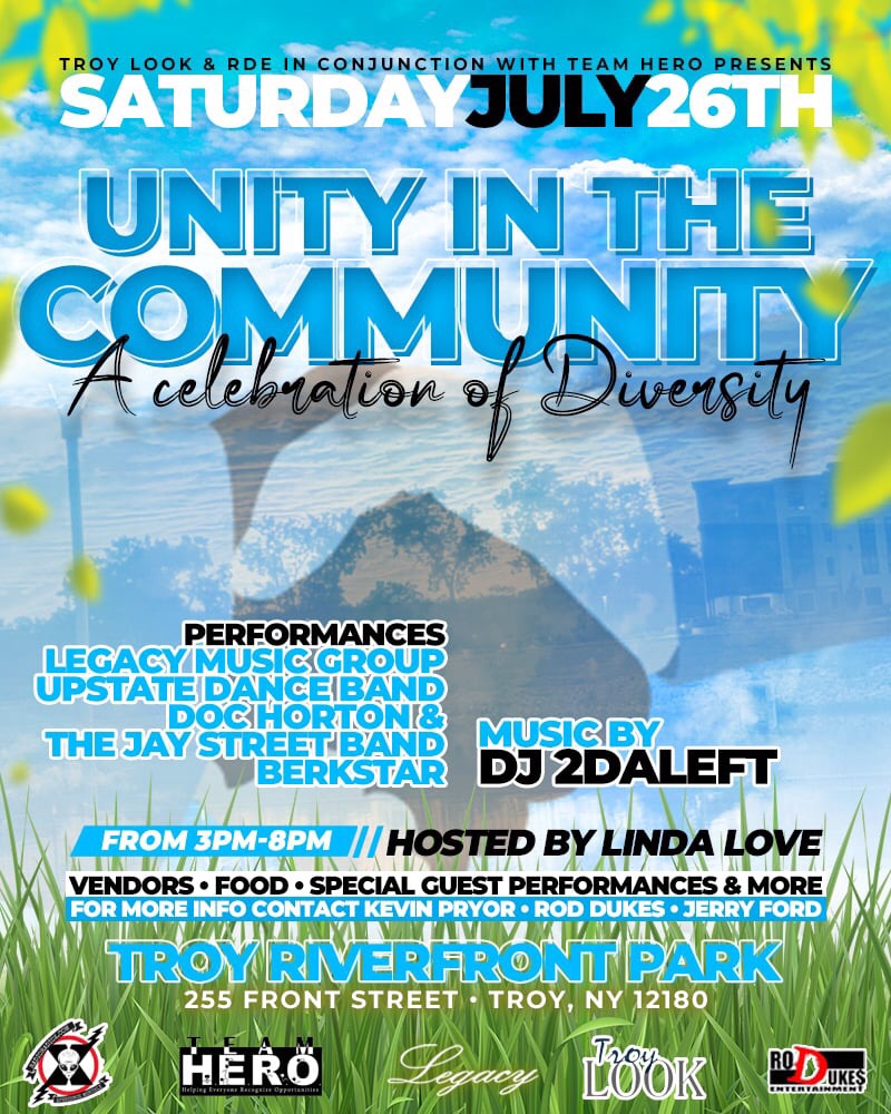 “Unity in the Community” @ Troy’s Riverfront Park (July 26, 2025)