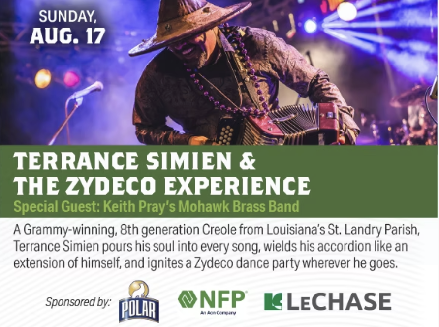Terrance Simien and the Zydeco Experience / Keith Pray’s Mohawk Brass Band @ Music Haven (August 17, 2025)