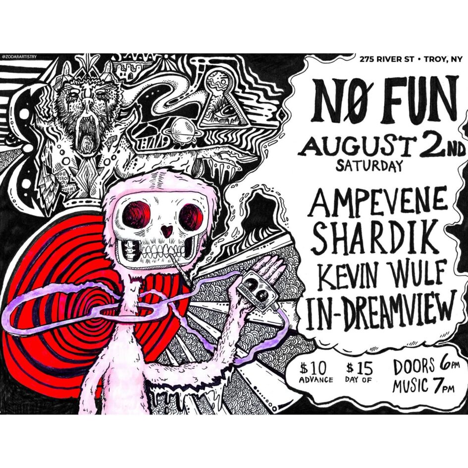 Ampevene / Shardik / Kevin Wulf / In-Dreamview @ No Fun (August 2, 2025)