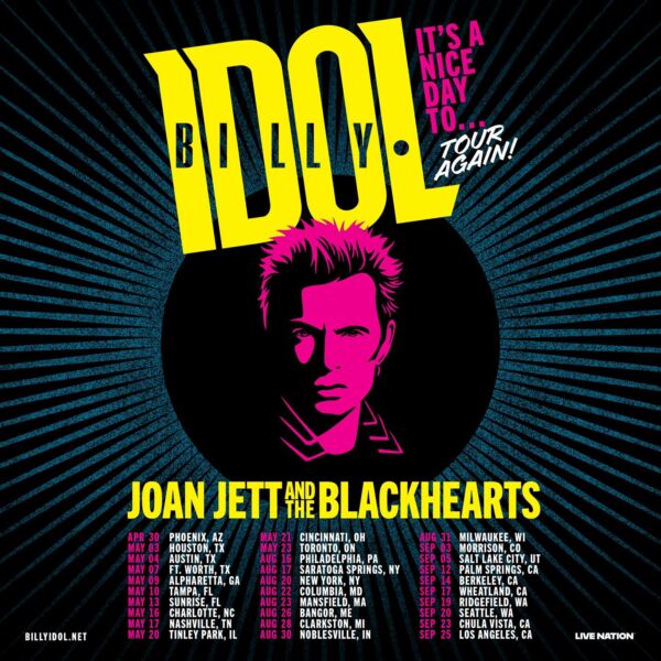 Billy Idol / Joan Jett and the Blackhearts @ Saratoga Performing Arts Center (August 17, 2025)