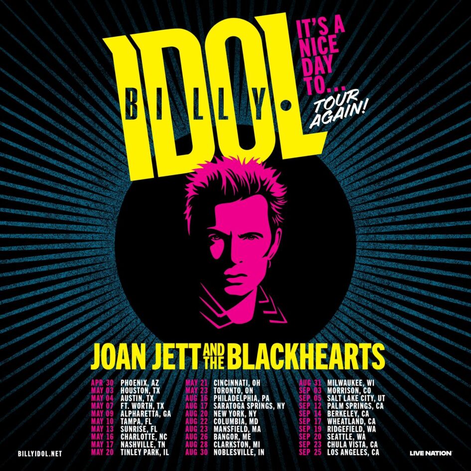 Billy Idol / Joan Jett and the Blackhearts @ Saratoga Performing Arts Center (August 17, 2025)