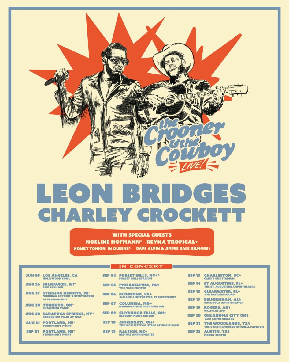 Leon Bridges / Charley Crockett / Noeline Hofmann @ Saratoga Performing Arts Center (August 30, 2025)