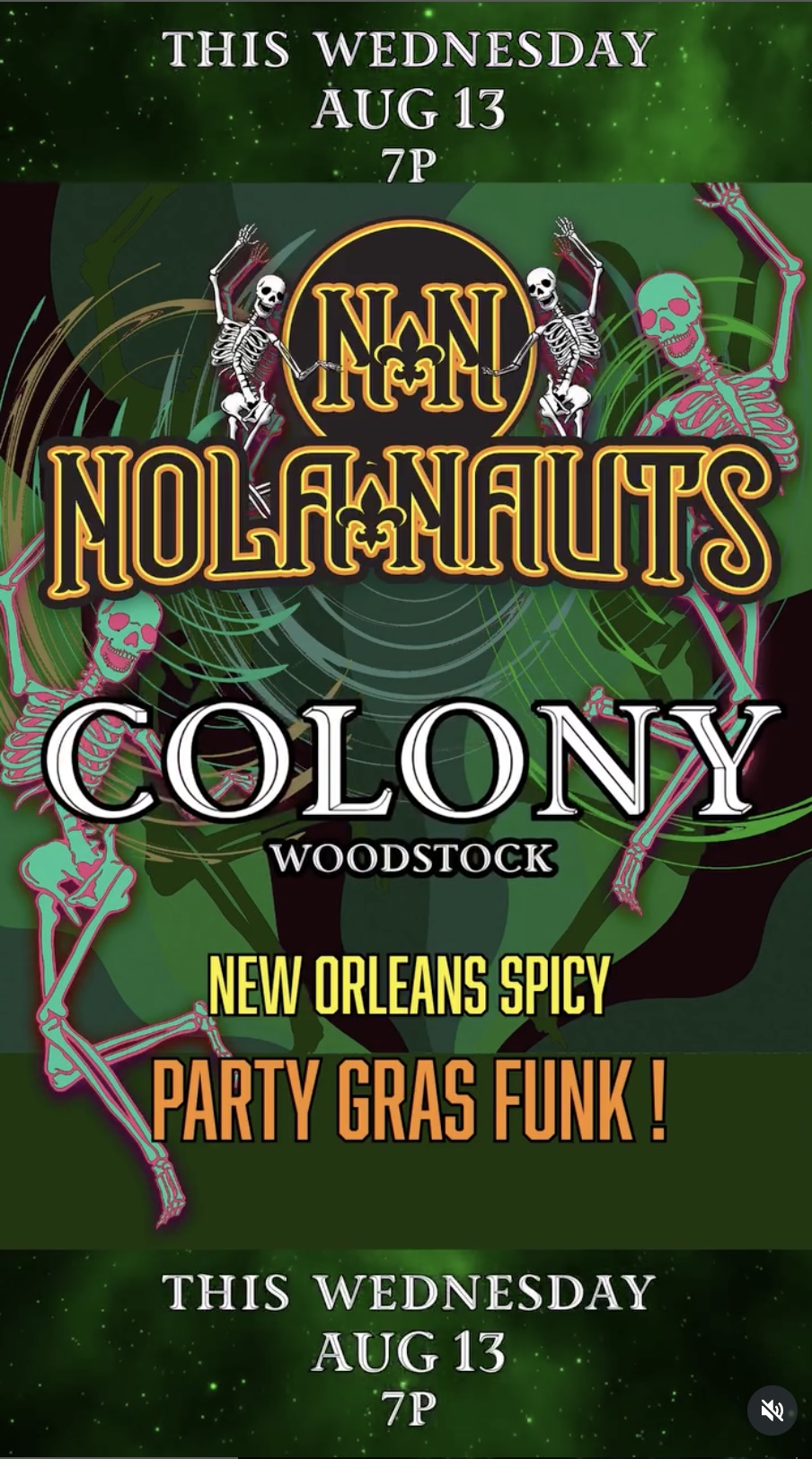 The NolaNauts @ Colony Woodstock (August 13, 2025)