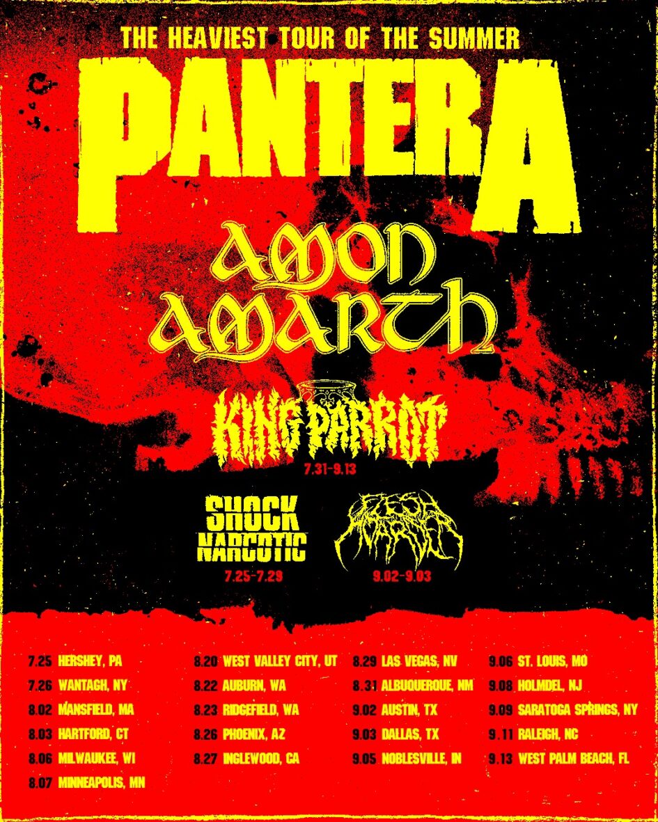 Pantera / Amon Amarth / King Parrot @ Saratoga Performing Arts Center (September 9, 2025)