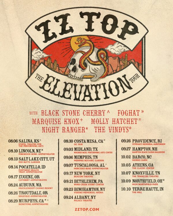 ZZ Top / The Sedonas @ Palace Theatre (September 24, 2025)