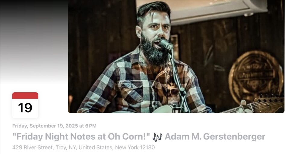 Adam Gerstenberger @ Oh Corn! Arepas (September 19, 2025)