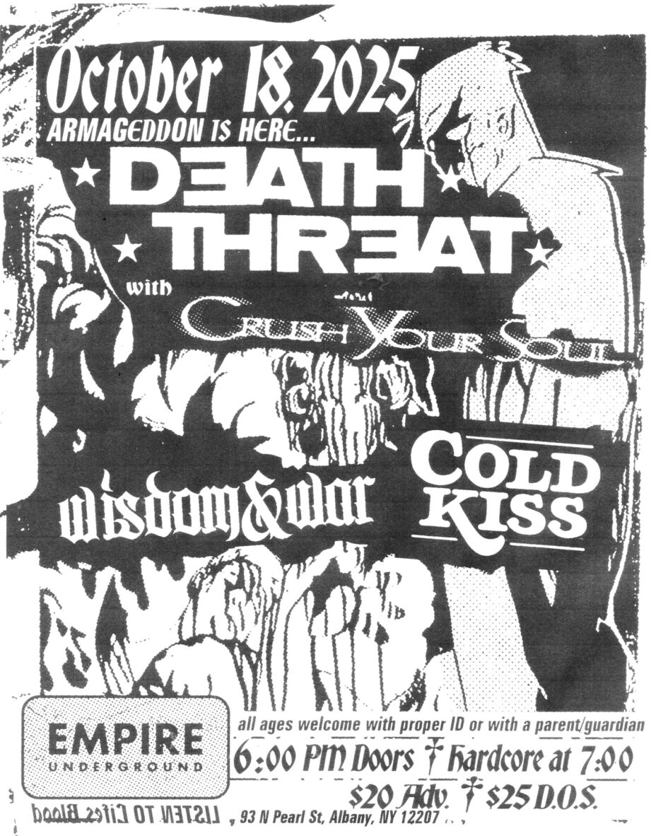 Death Threat / Crush Your Soul / Wisdom & War / Cold Kiss / Tied By Fate @ Empire Underground (October 18, 2025)