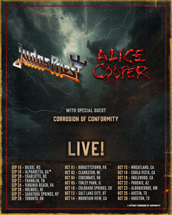 Judas Priest / Alice Cooper / Corrosion of Conformity @ Saratoga Performing Arts Center (September 27, 2025)