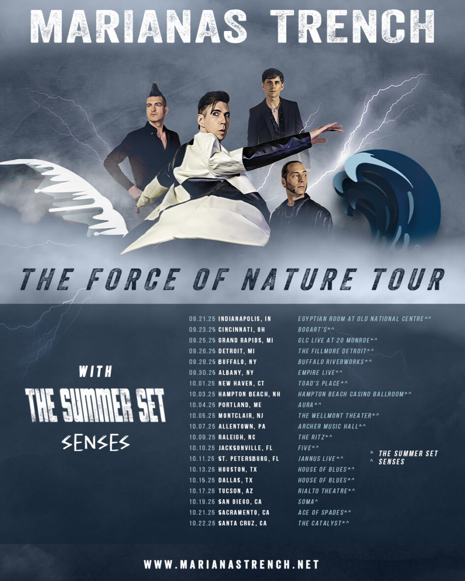 Marianas Trench / The Summer Set / Senses @ Empire Live (September 30, 2025)