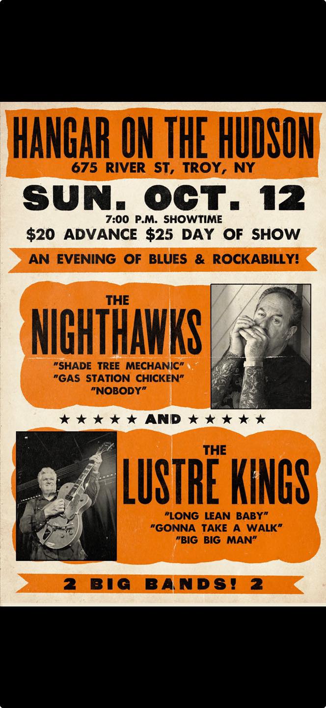 The Nighthawks / The Lustre Kings @ Hangar on the Hudson (October 12, 2025)