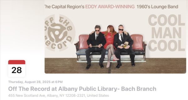 Off the Record @ Albany Public Library (Bach Branch) (August 28, 2025)